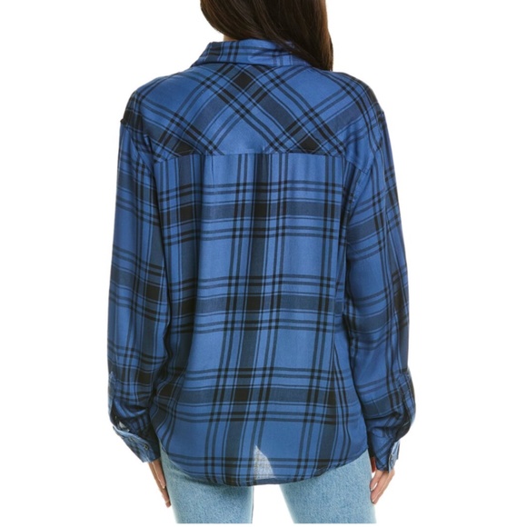 WeWoreWhat Boyfriend Shirt - Flannel Size S/M - Picture 2 of 3